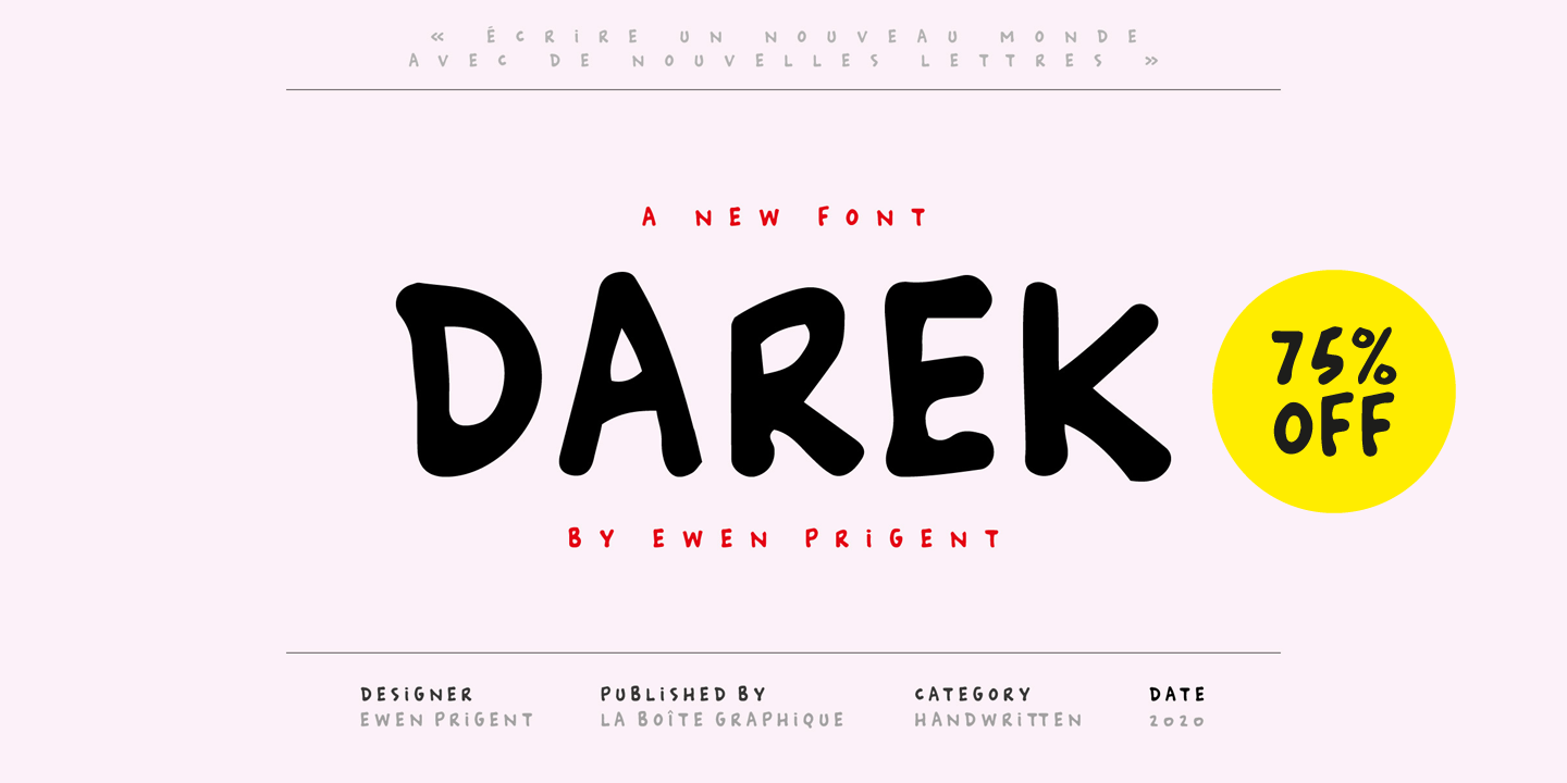 Darek Regular Font preview